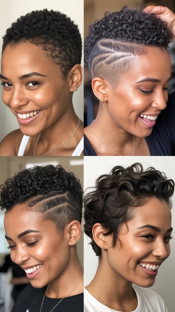 Pixie with Mohawk Styling