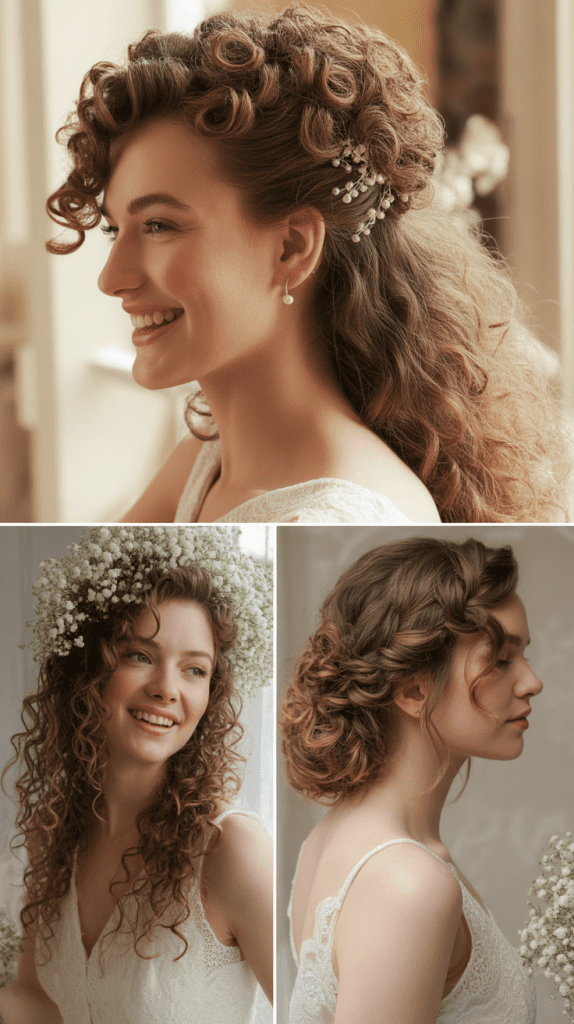 Vintage Curly Pompadour