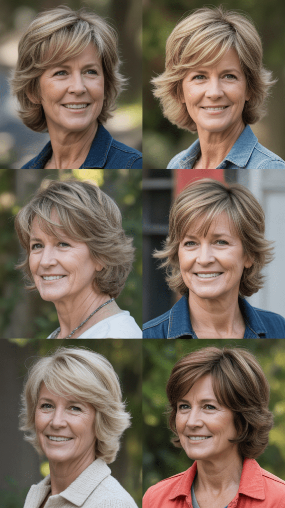 Layered Shag Cuts for Effortless Style