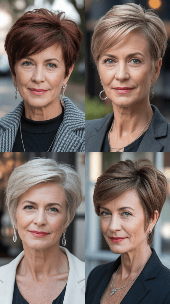 Side-Swept Pixie for Feminine Softness