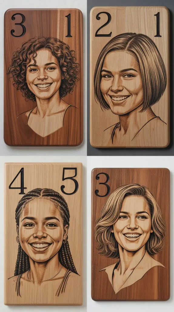  Wooden Address Number Plaques