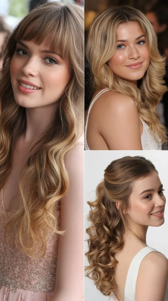Wispy Bangs with Waves