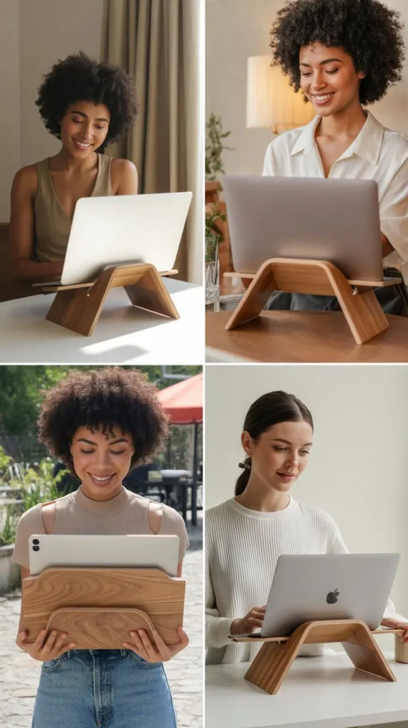 Wooden Tablet or Laptop Stands