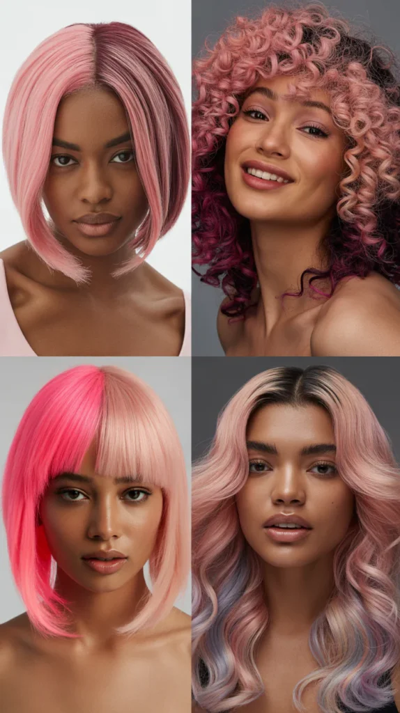 Two-Tone Pink Wig
