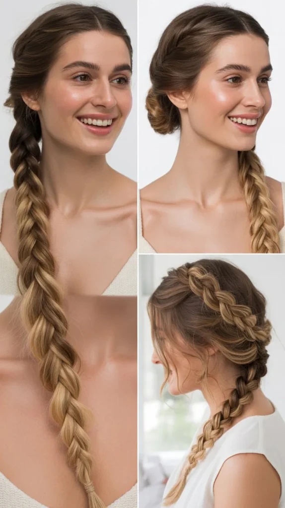 Fishtail Braid Updo