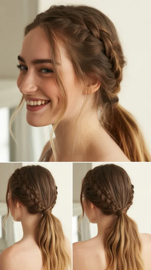 Cascading Waterfall Ponytail