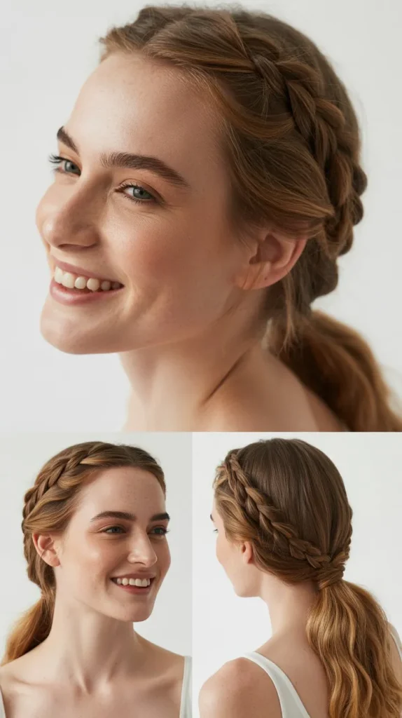 Braided Side Ponytail