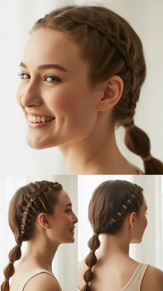 Bubble Braid Ponytail