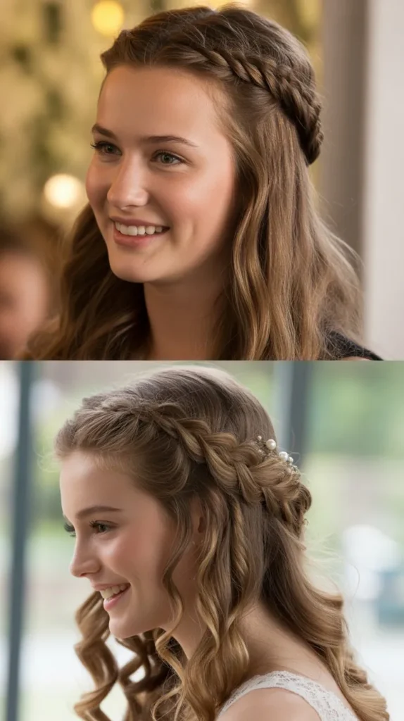 Half-Up with French Braid