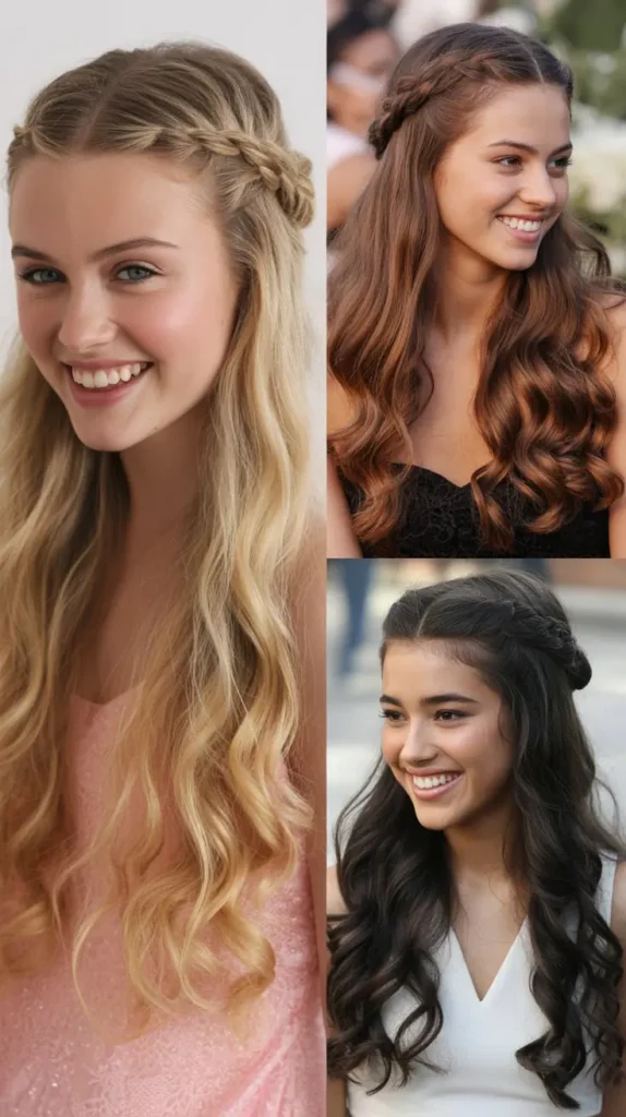 Rope Twist Half-Up Style