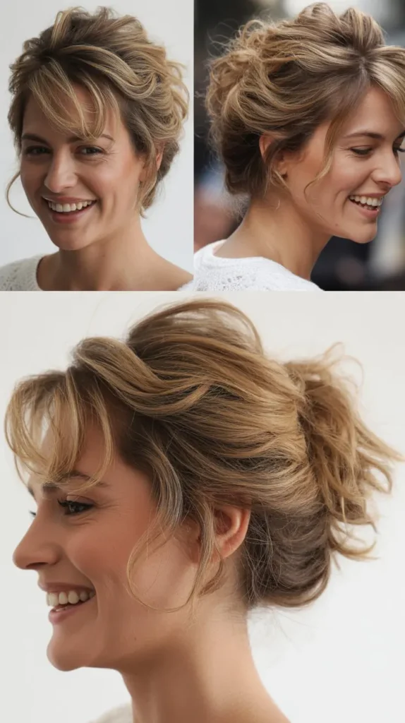 Messy Textured Updo