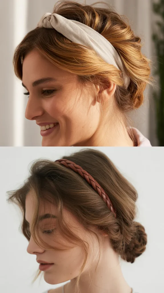 Twisted Headband Updo