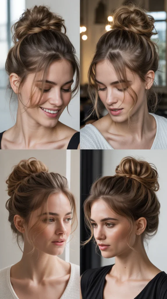 The Textured Messy Bun