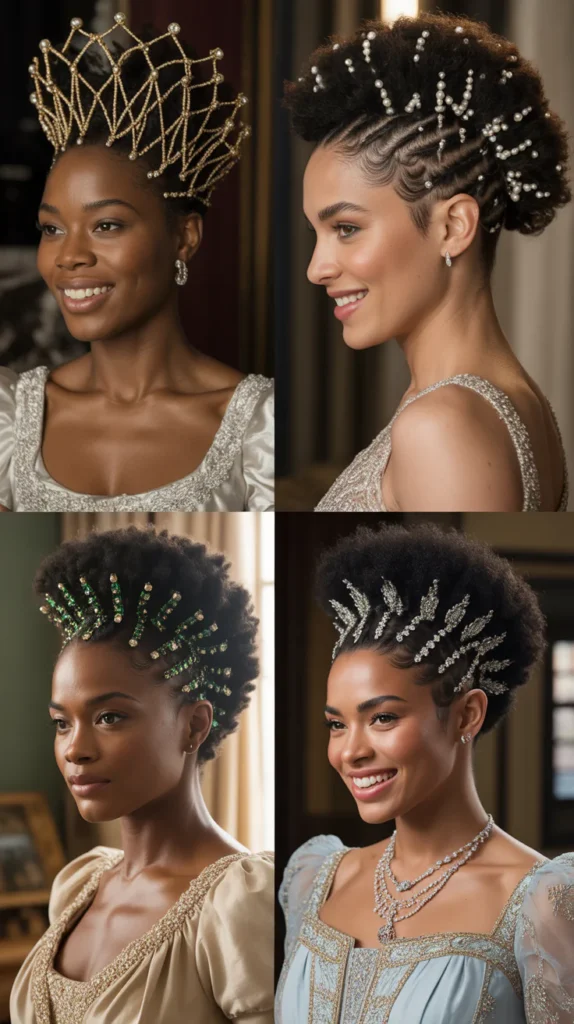 Natural Mohawk with Beaded Edges