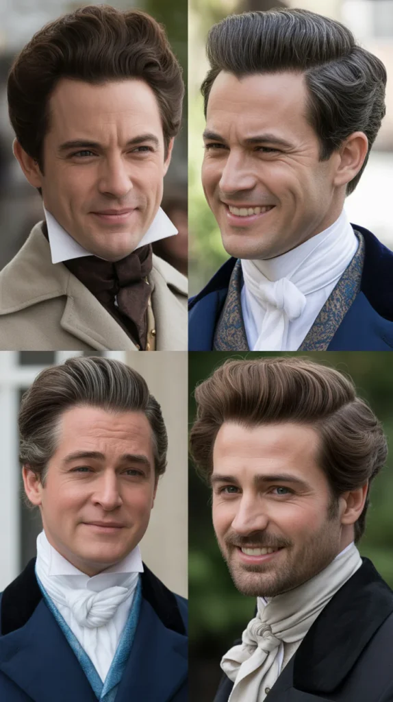 The Classic Regency Pompadour