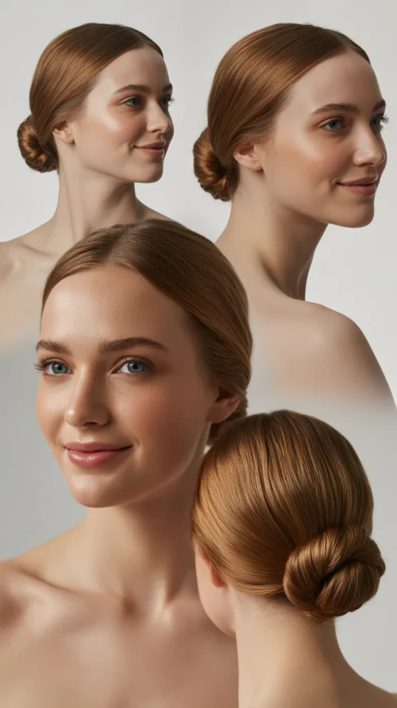 Low Chignon With Texture