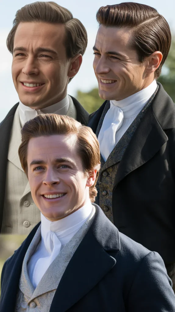 The Swept-Back Gentleman's Look