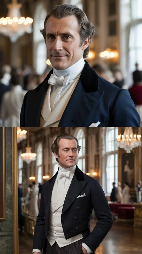 The Slicked-Down Formal Look