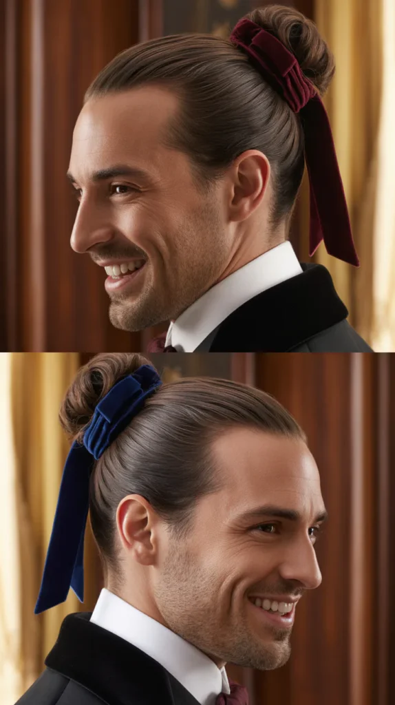  The Bridgerton-Inspired Man Bun