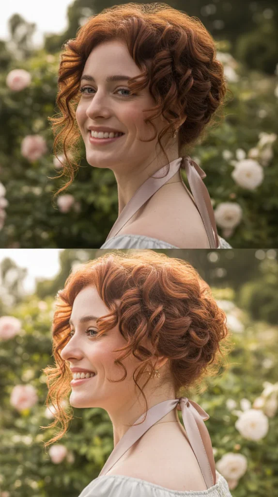 Ringlets Gathered at the Nape