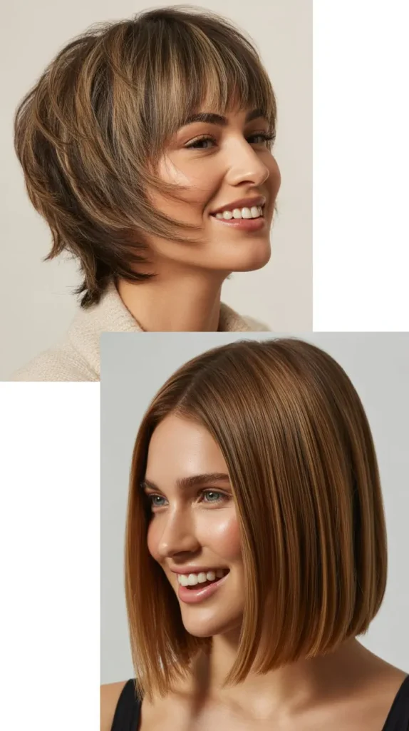 Shaggy Cut for Straight Hair