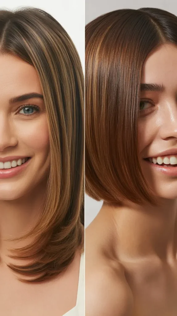 Butterfly Cut with Straight Hair