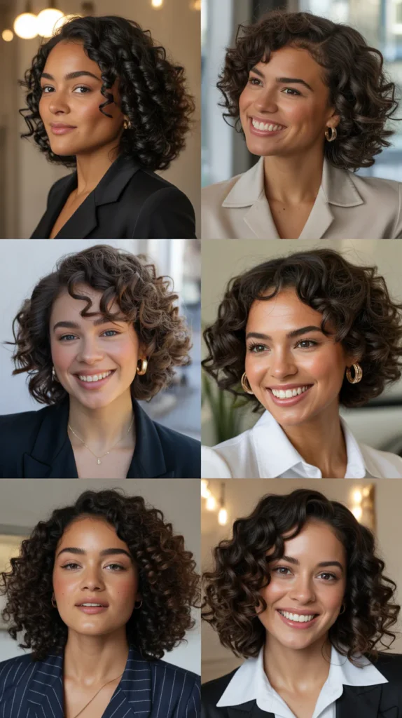 Barrel Curls on Dry Hair