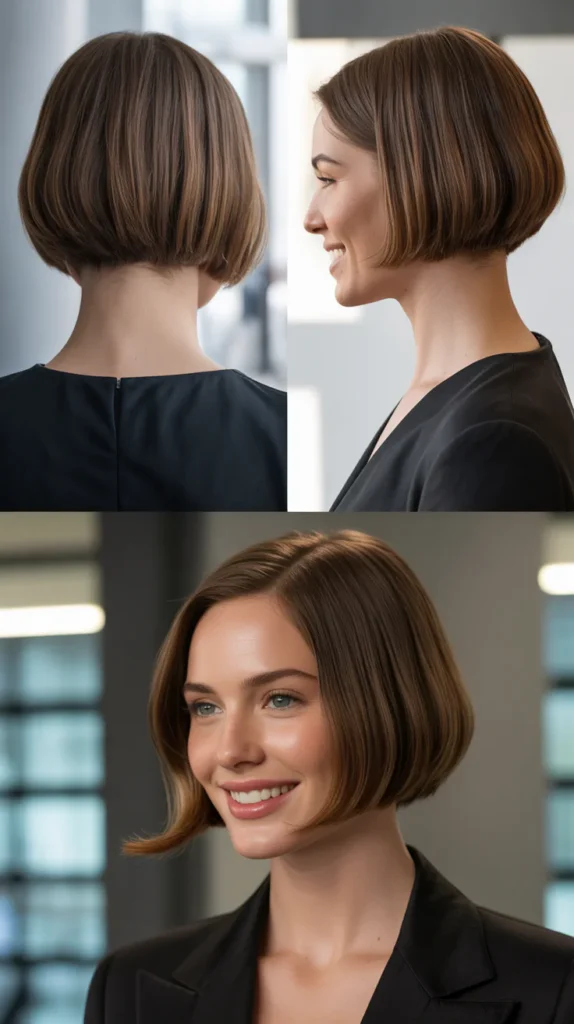 The Tucked-In Bob Look