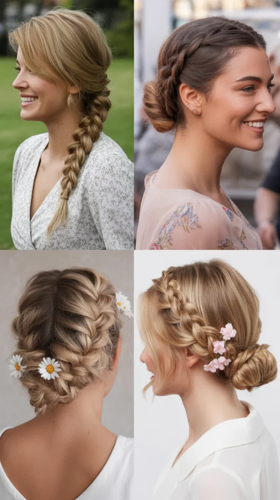 Braid and Bun Combo