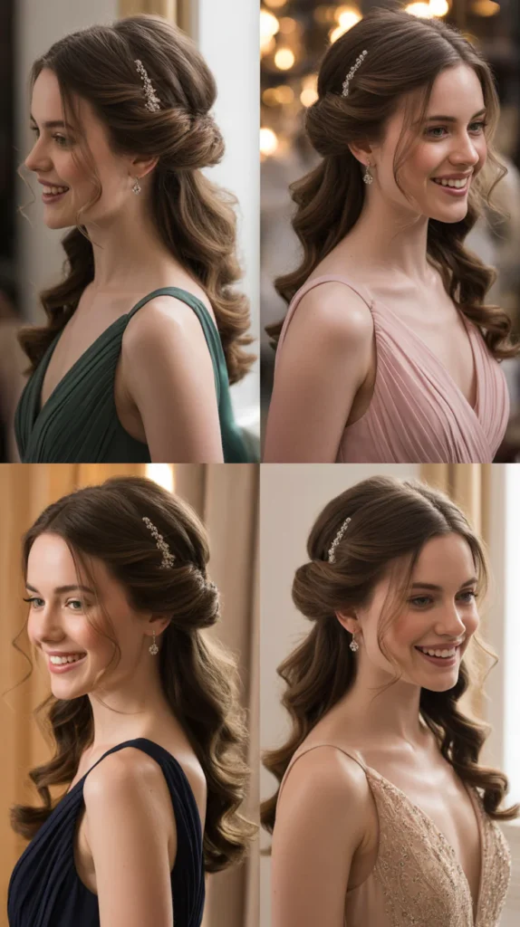 Twisted Half-Up Style