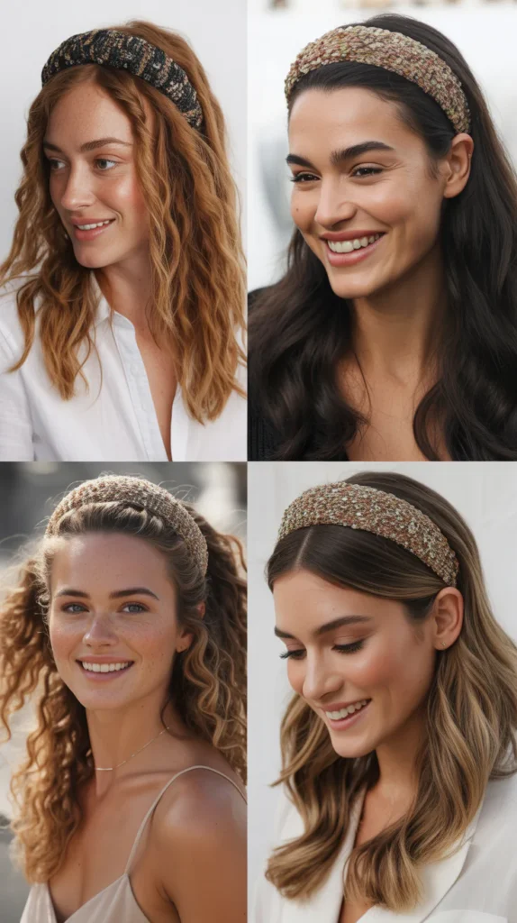 The No-Effort Pushed-Back Look with Embellished Headband