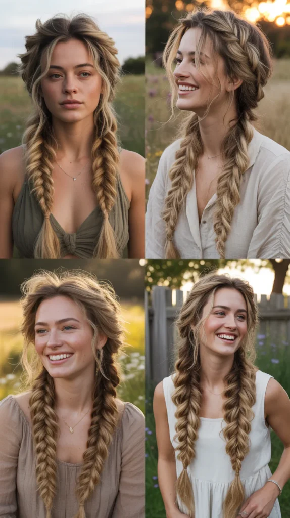 Fishtail Braid for Thin Hair