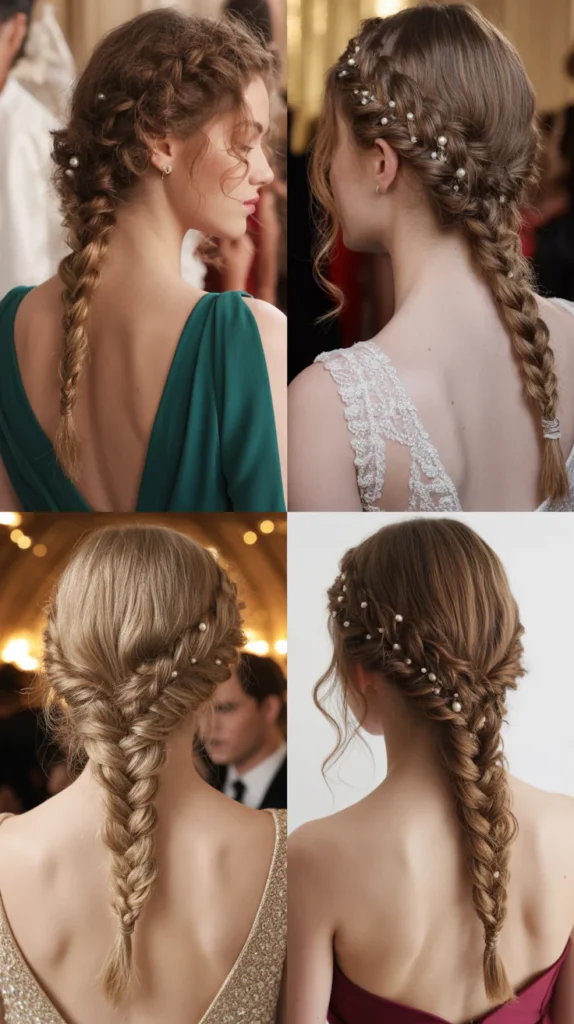 Curly Fishtail Braid