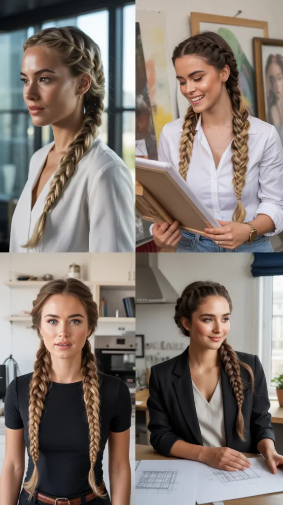 The Office-Ready Dutch Braid