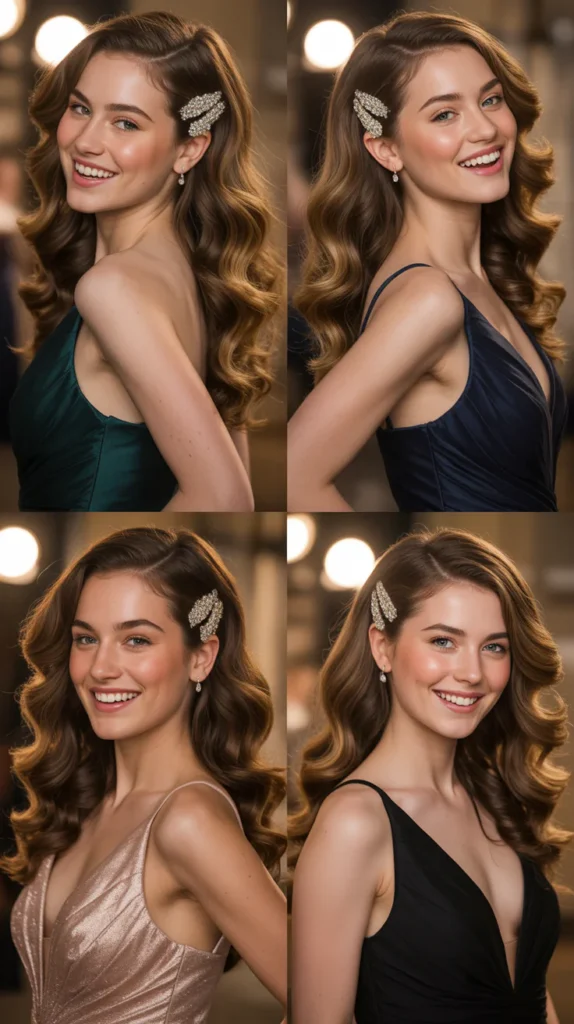 Side Braid with Curls