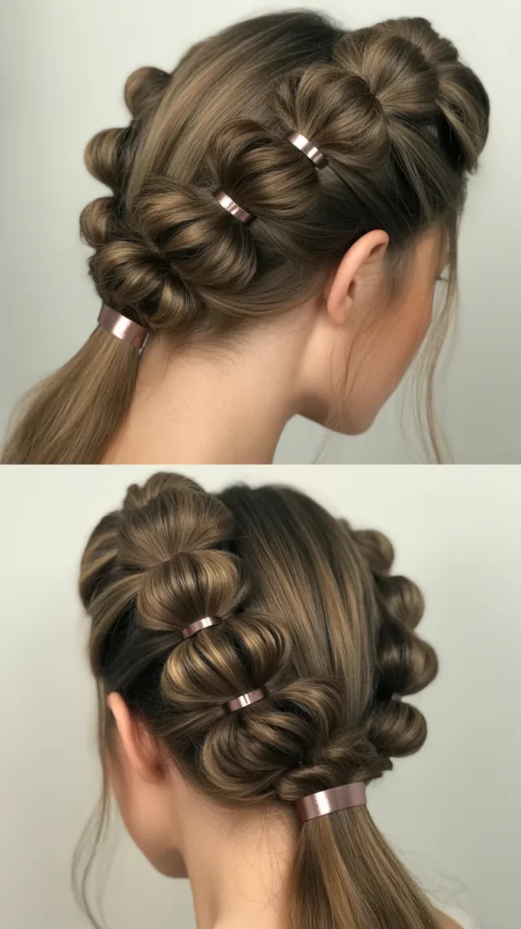  Bubble Braid Updo