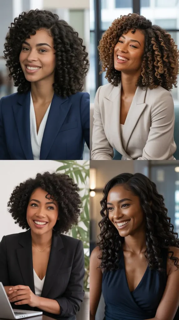 Crochet-Inspired Curly Protective Style