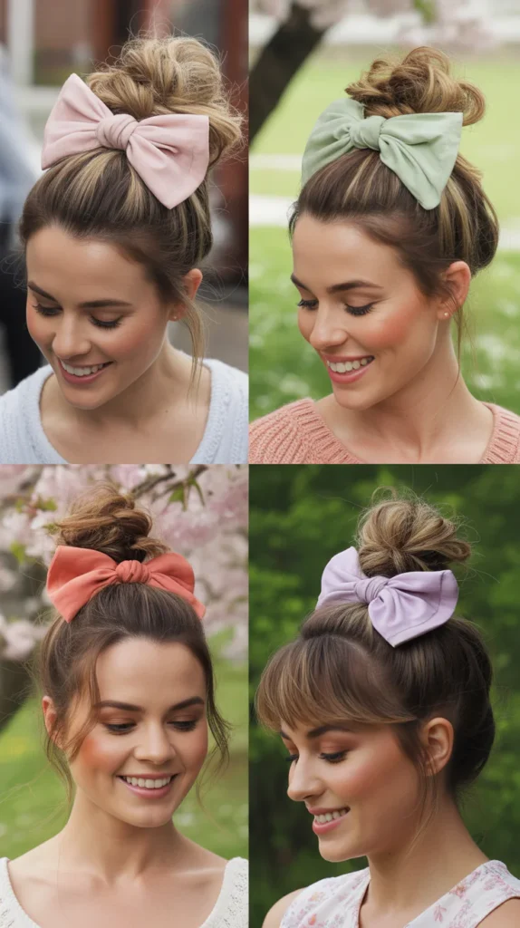 Whimsical Twisted Top Knot