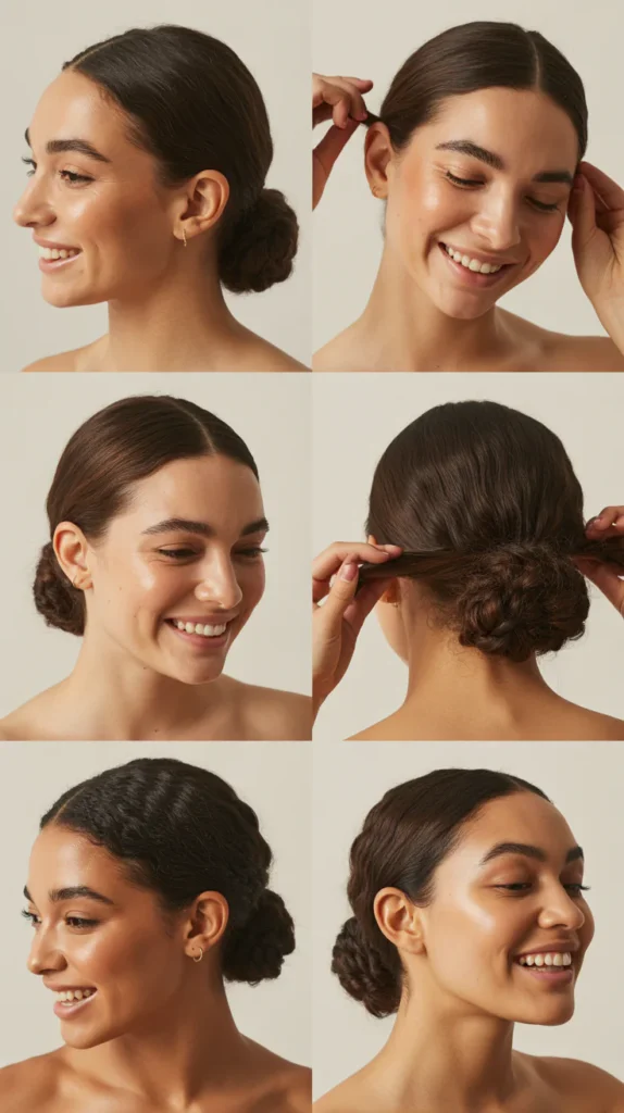 The Classic Sleek Low Bun