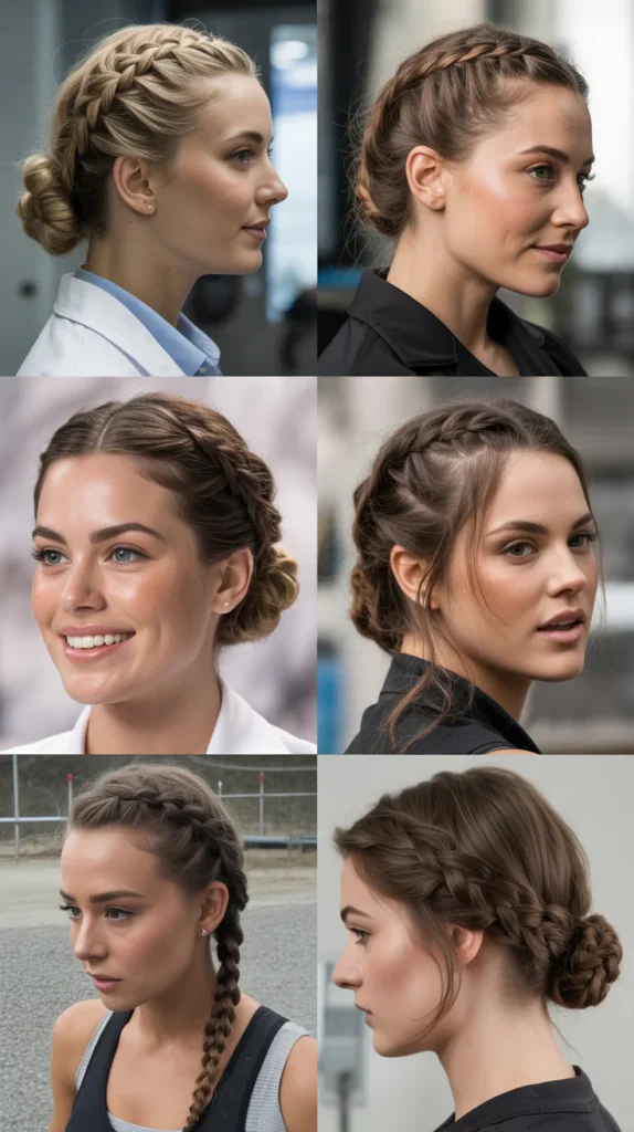 The Dutch Braid Updo