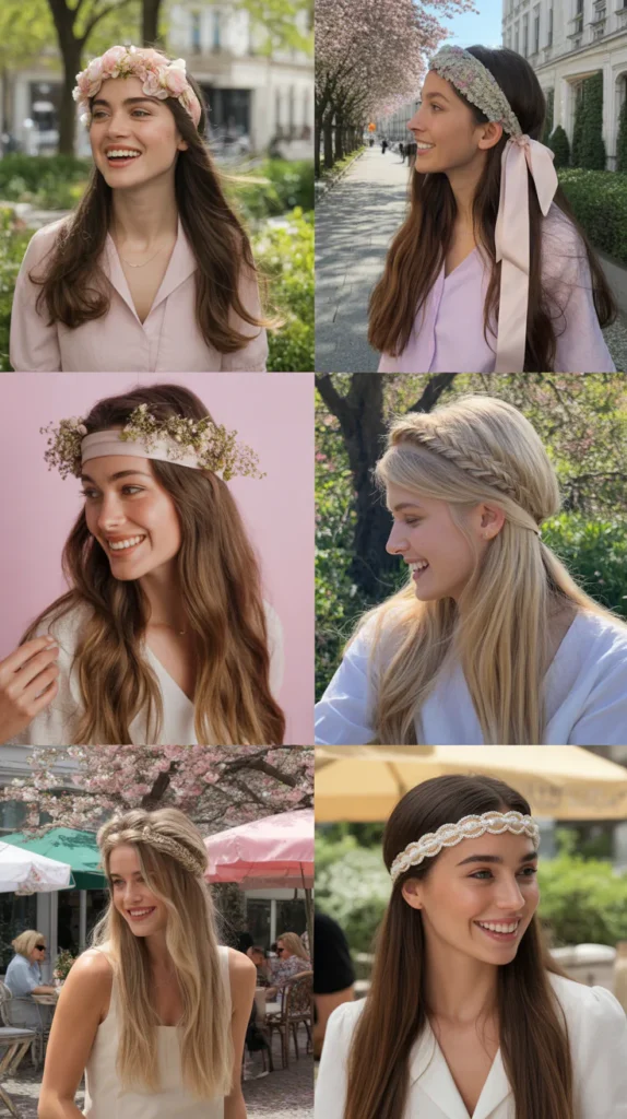 Long Hair with Headband