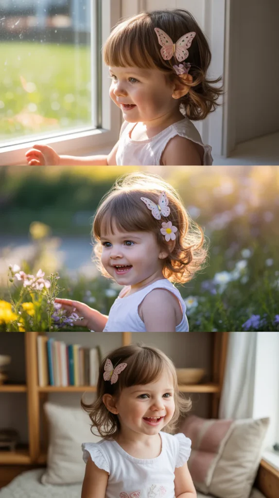 Side-Swept Bangs with Loose Hair