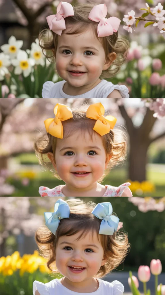 Half-Up Half-Down with a Bow