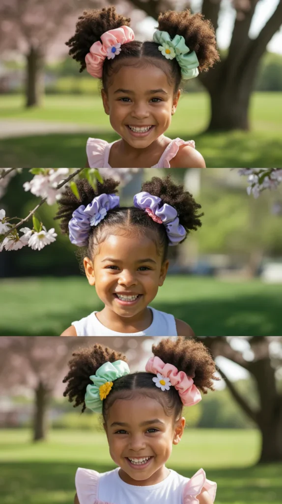 Pineapple Updo for Curly Hair