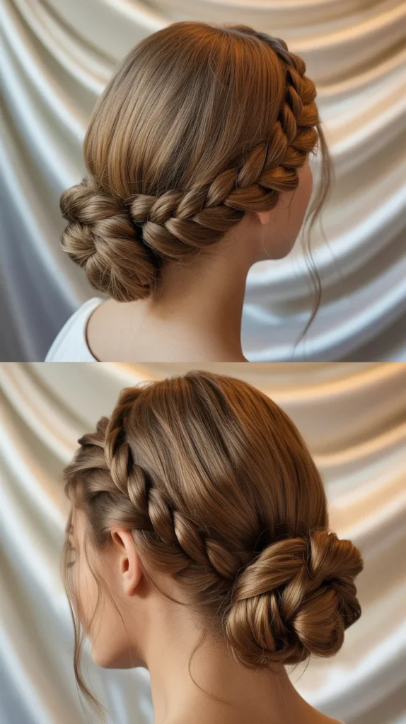 Waterfall Braid Updo