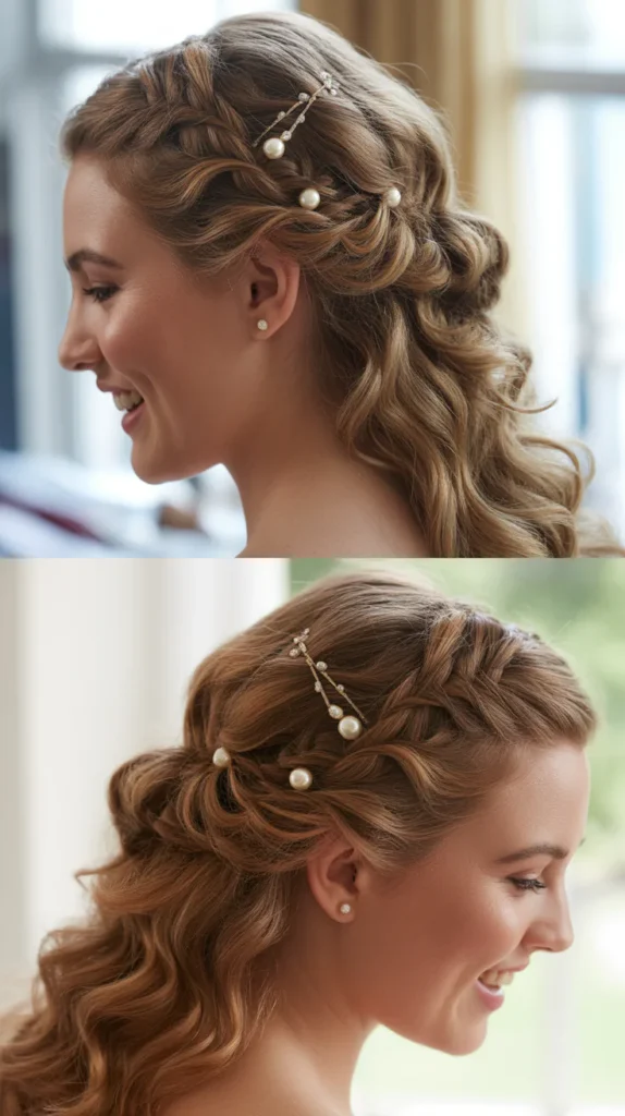 Twisted Half-Up Updo