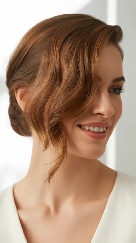 The Side-Swept Style