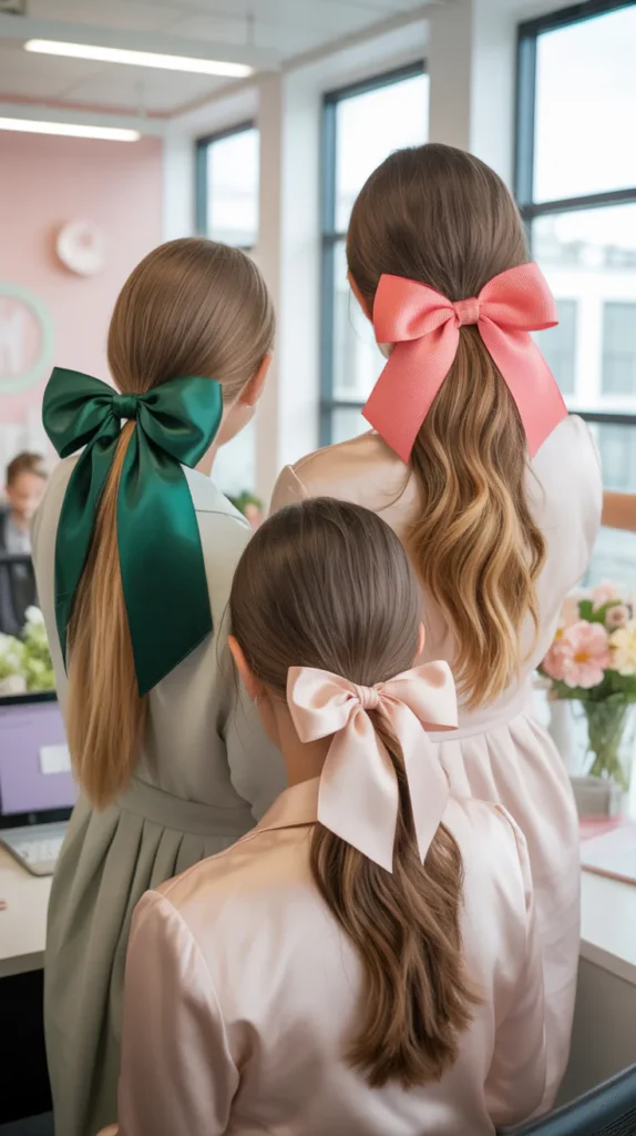 The Ribbon Bow Hairstyle