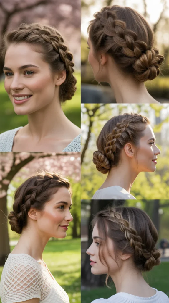 Dutch Braid Updo