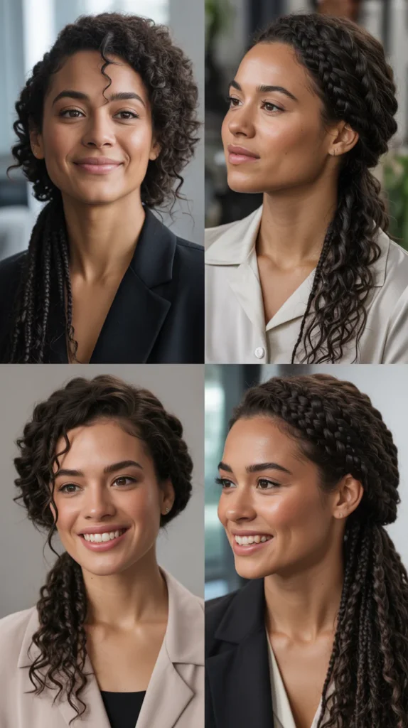 The Waterfall Braid Half-Up